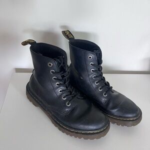 Dr. Martens Black Leather Boots